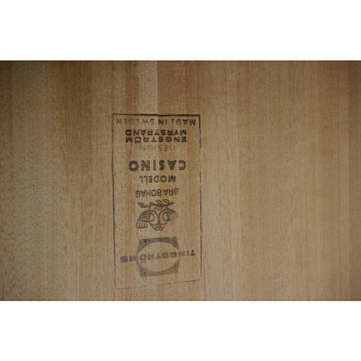 Vintage teakhouten bijzetkastje van Sveb Engstrom en Gunnar Myrstrand, Denemarken 1960