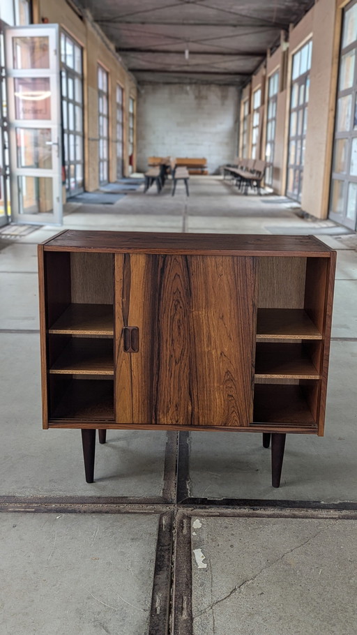 Vintage Rosewood Kast Met Schuifdeuren