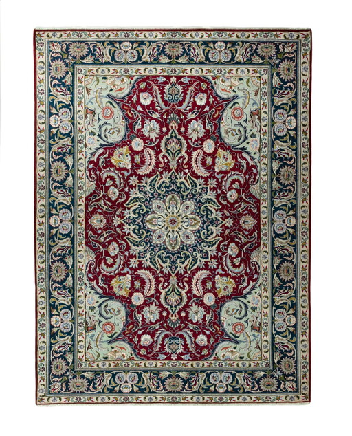 Handgeknoopt Tabriz 30 Raj oosters tapijt - 285 X 210 cm