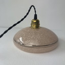 Antieke Clichy Vintage Glazen Vloerlamp