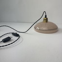 Antieke Clichy Vintage Glazen Vloerlamp