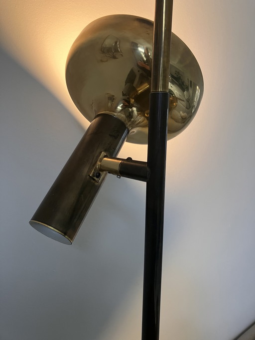 Vintage Design Messing Vloerlamp 