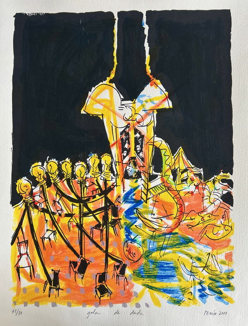 Zeefdruk Luis Penin - Gala De Duda