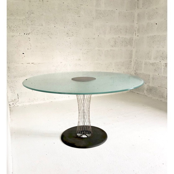 Image 1 of Ronde glazen tafel van Andreas Störiko - B&B italia