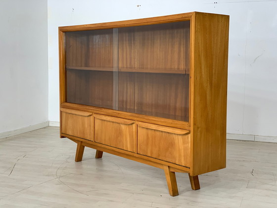 Image 1 of Mid Century hoge kast vintage