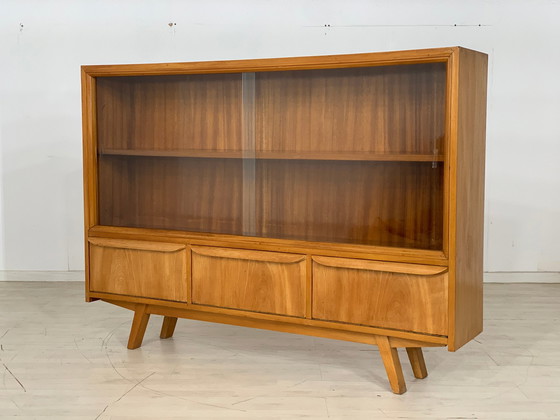 Image 1 of Mid Century hoge kast vintage