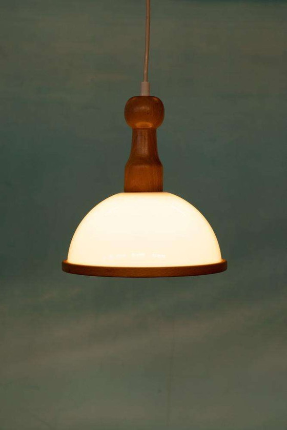 Image 1 of Bohemian mushroom hanglamp jaren 70