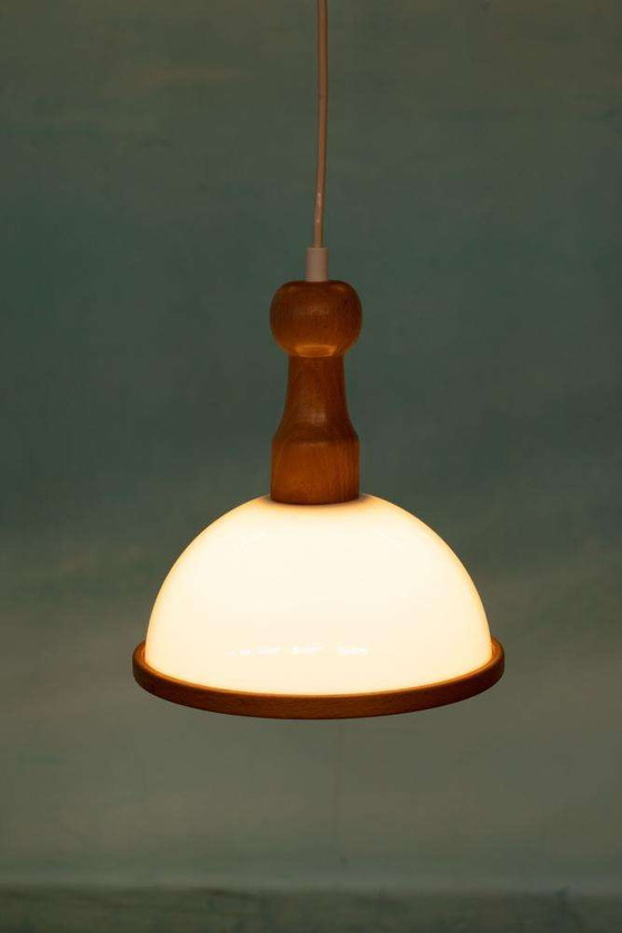 Image 1 of Bohemian mushroom hanglamp jaren 70