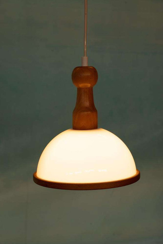 Image 1 of Bohemian mushroom hanglamp jaren 70