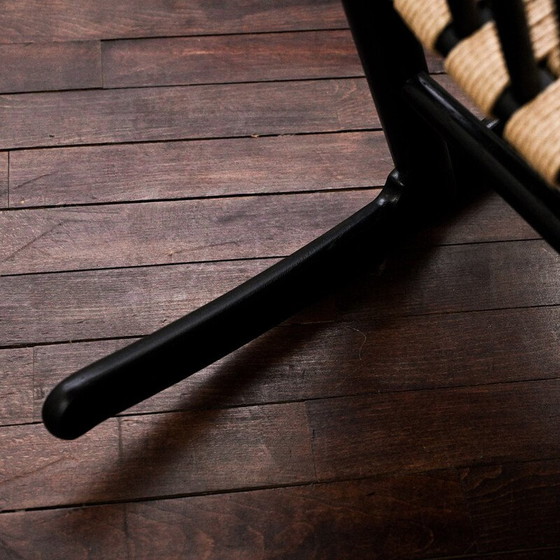 Image 1 of Vintage eiken schommelstoel van Hans Wegner voor Frederica, 2020