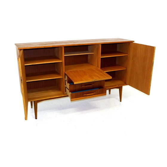 Image 1 of Vintage teak en eiken dressoir, Zweden 1960