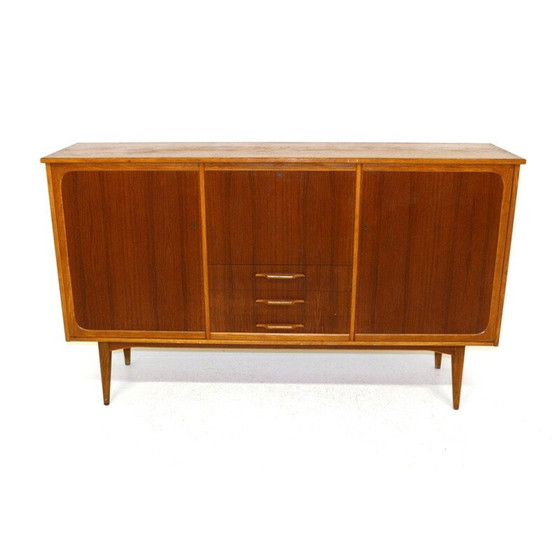 Image 1 of Vintage teak en eiken dressoir, Zweden 1960