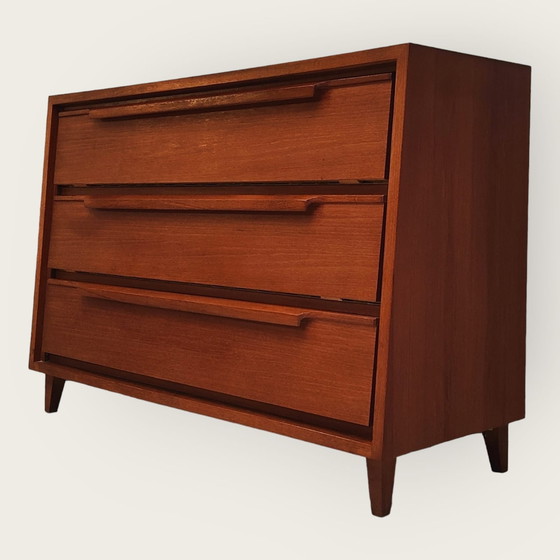 Image 1 of Mid Century schoenenkast