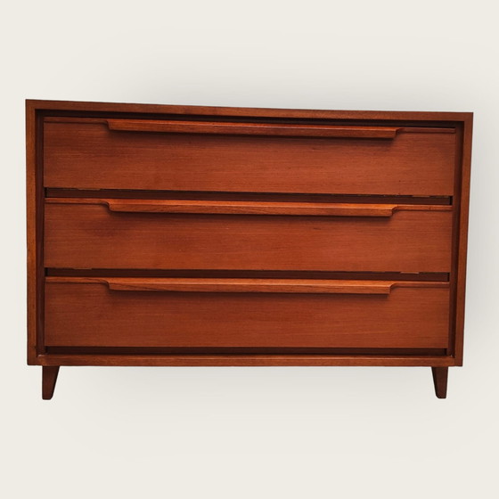 Image 1 of Mid Century schoenenkast