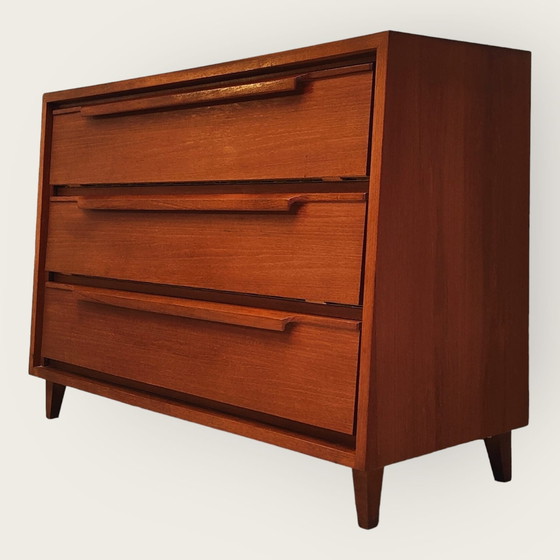 Image 1 of Mid Century schoenenkast