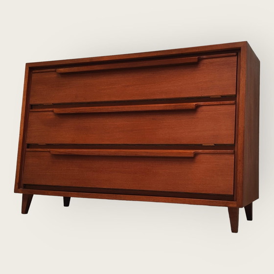 Image 1 of Mid Century schoenenkast