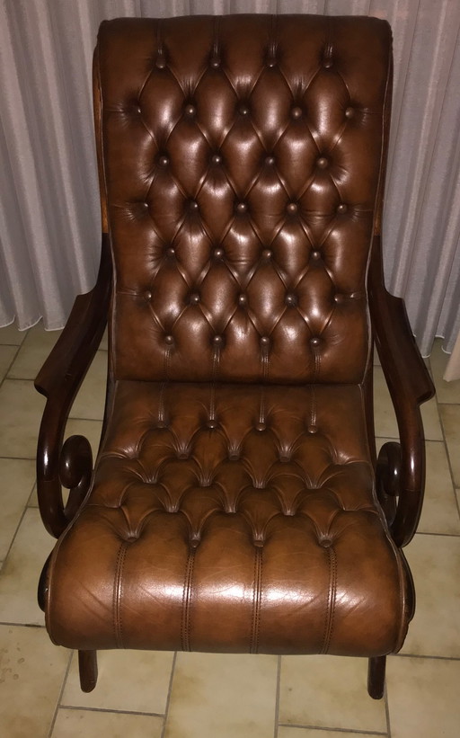 Chesterfield stijl fauteuil