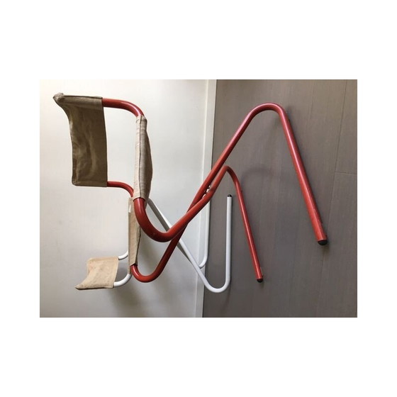 Image 1 of Paar vintage inklapbare Bieffeplast Z-stoelen door Eric Magnussen, 1968