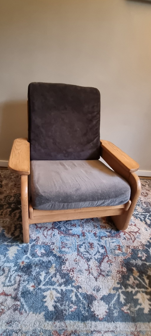 Mooie Deense Vintage Fauteuil Uit De Jaren 60