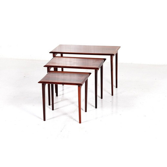 Image 1 of Vintage palissander nesttafels, Denemarken 1960