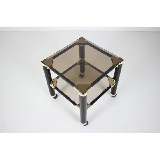 Image 1 of Kleine vintage glazen tafel Vet For, Italië 1980