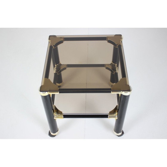 Image 1 of Kleine vintage glazen tafel Vet For, Italië 1980