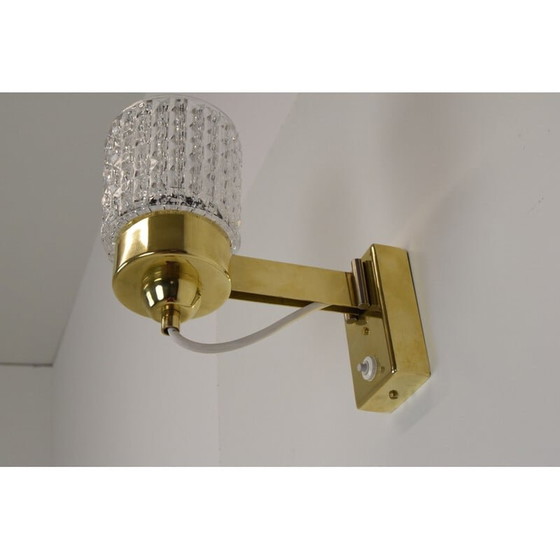 Image 1 of Vintage glazen lamp van Lidokov, Tsjecho-Slowakije 1960