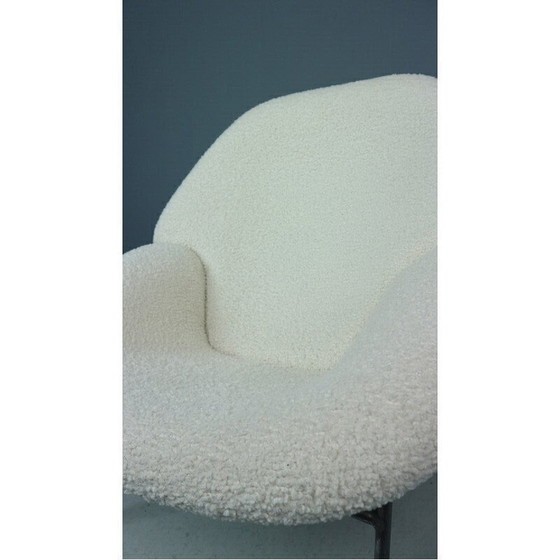 Image 1 of Vintage F555 fauteuil in metaal en stof van Pierre Paulin voor Artifort, Nederland 1960