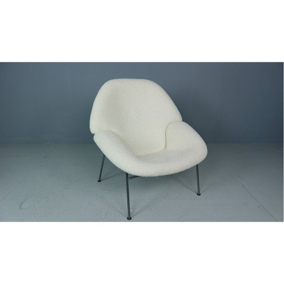 Image 1 of Vintage F555 fauteuil in metaal en stof van Pierre Paulin voor Artifort, Nederland 1960