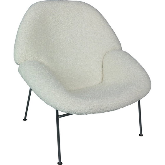 Image 1 of Vintage F555 fauteuil in metaal en stof van Pierre Paulin voor Artifort, Nederland 1960
