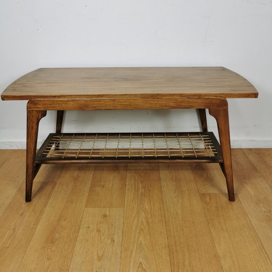 Image 1 of Vintage Mid-Century Deens Design Salontafel, Tafeltje, In Teak