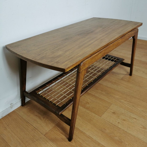 Image 1 of Vintage Mid-Century Deens Design Salontafel, Tafeltje, In Teak