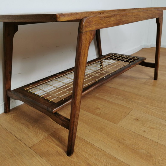 Image 1 of Vintage Mid-Century Deens Design Salontafel, Tafeltje, In Teak