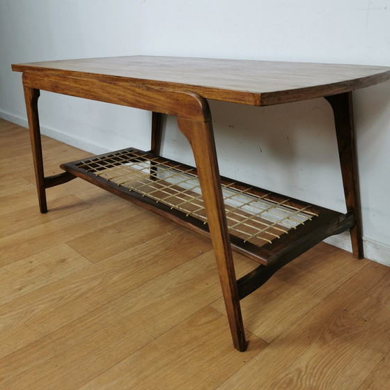 Image 1 of Vintage Mid-Century Deens Design Salontafel, Tafeltje, In Teak