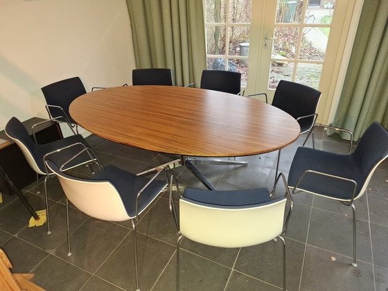 Image 1 of Knoll Grote Ovale Tafel (Vintage)