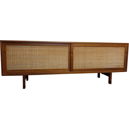 Vintage teakhouten dressoir van Hans Wegner voor Ry Möbler
