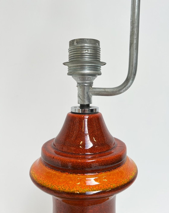 Image 1 of Keramieken Fat Lava Hustadt Leuchten Vloerlamp, 1970'S