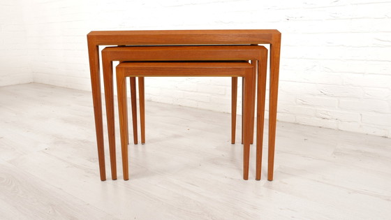 Image 1 of Vintage Mimiset | Johannes Andersen | Nesting Tables | Teak