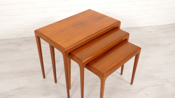 Image 1 of Vintage Mimiset | Johannes Andersen | Nesting Tables | Teak