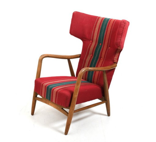 Wingback Loungestoel van Eva & Nils Koppel voor Slagelse Møbelværk, 1947