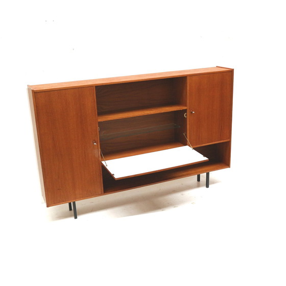 Image 1 of Vintage Design Dressoir / Wandmeubel Teakhout Jaren '60 Kast