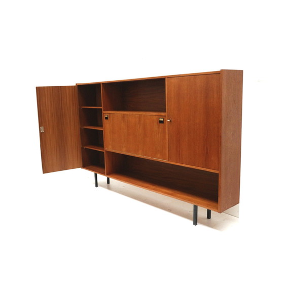 Image 1 of Vintage Design Dressoir / Wandmeubel Teakhout Jaren '60 Kast