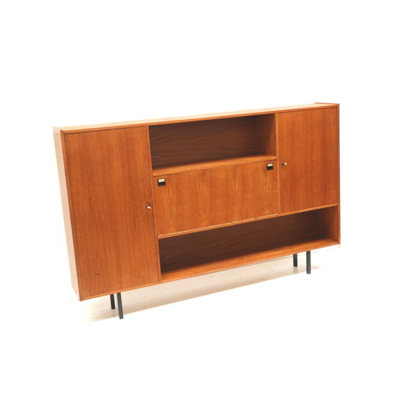 Image 1 of Vintage Design Dressoir / Wandmeubel Teakhout Jaren '60 Kast