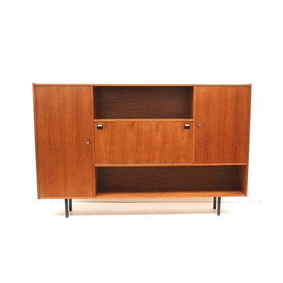 Image 1 of Vintage Design Dressoir / Wandmeubel Teakhout Jaren '60 Kast