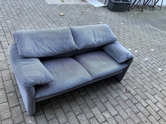 Image 1 of Cassina Maralunga 2Zit Originele Ribble Stof