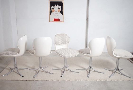 Image 1 of 5x Giroflex stoelen + Herman Miller eettafel