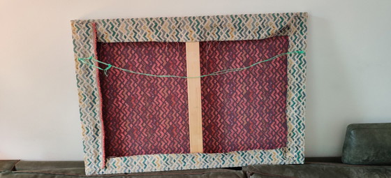 Image 1 of Vintage stoffen wanddecoratie