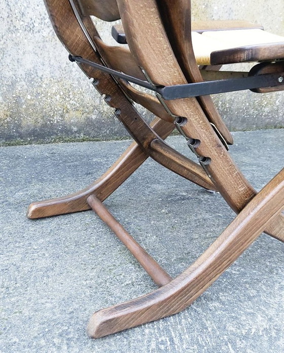 Image 1 of Paar De Fauteuil Transat Chaise Relax Triconfort Frankrijk, Vintage,