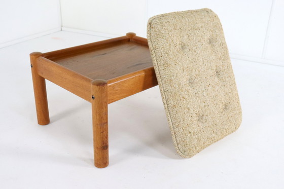 Image 1 of Domino Mobler Voetenbank / Bijzettafeltje 'Gresjdal'  Vintage