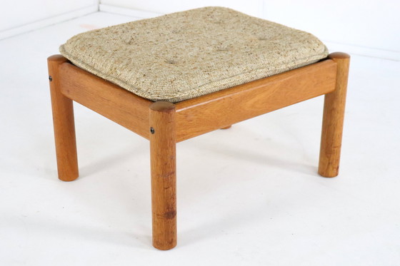 Image 1 of Domino Mobler Voetenbank / Bijzettafeltje 'Gresjdal'  Vintage